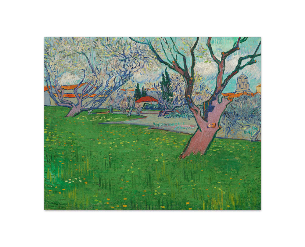 Orchards in Blossom, View of Arles by Vincent van Gogh - Compact / Full Bleed / No Frame