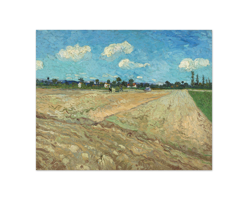 Ploughed Fields ('The Furrows') by Vincent van Gogh - Compact / Full Bleed / No Frame