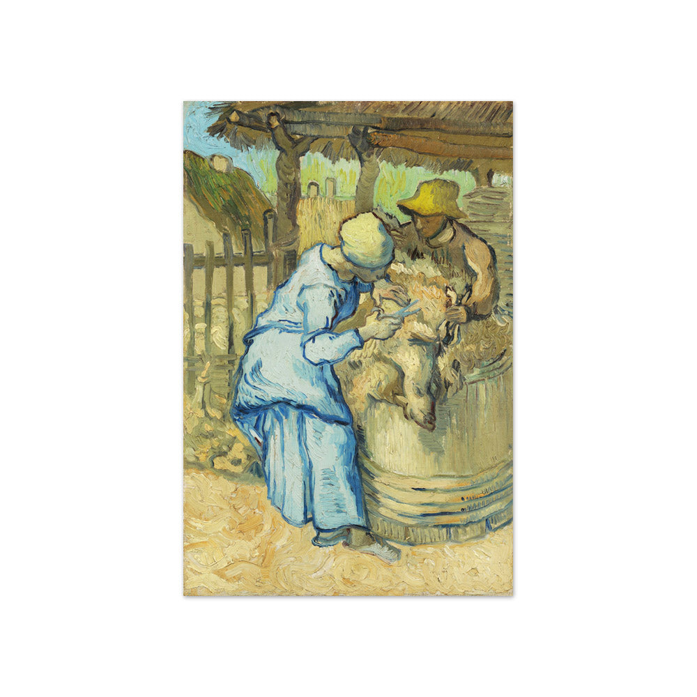 The Sheepshearer (after Millet) by Vincent van Gogh - Compact / Full Bleed / No Frame