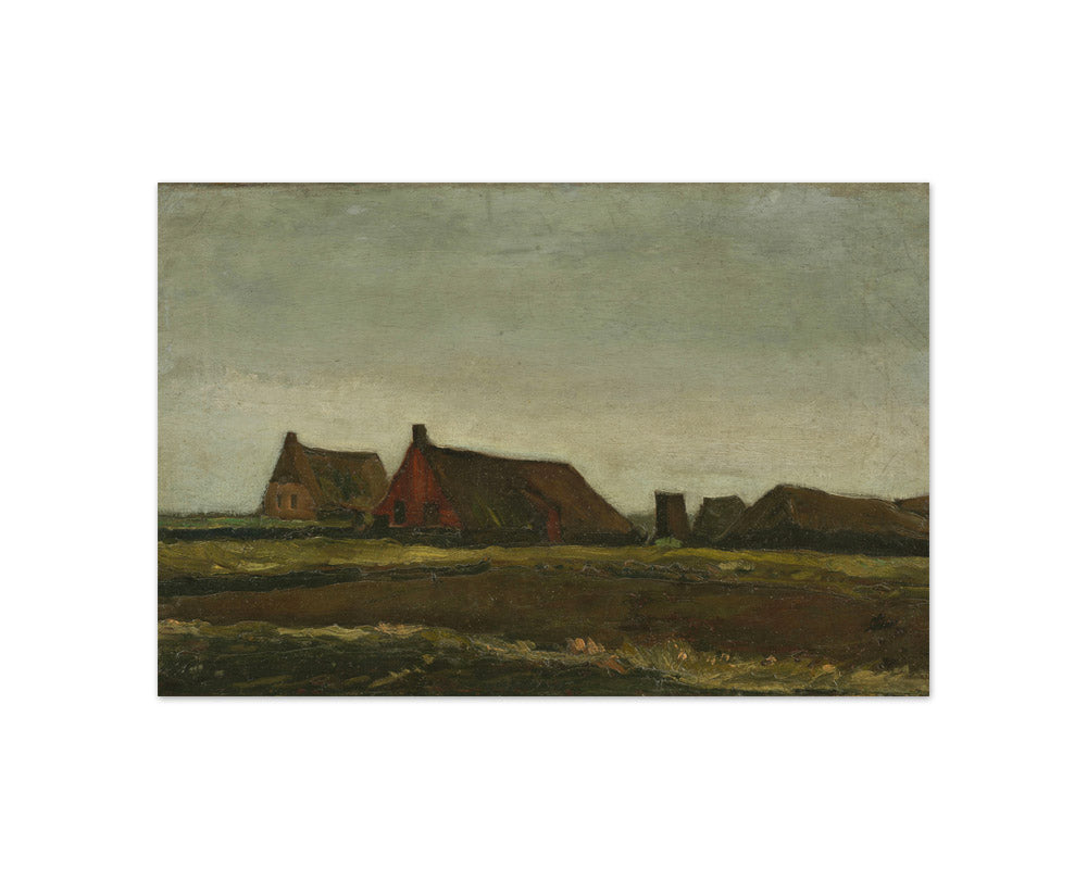 Cottages by Vincent van Gogh - Compact / Full Bleed / No Frame