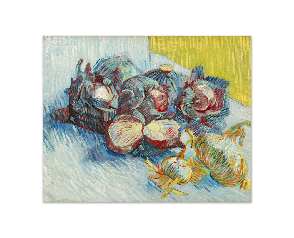 Red Cabbages and Garlic by Vincent van Gogh - Compact / Full Bleed / No Frame