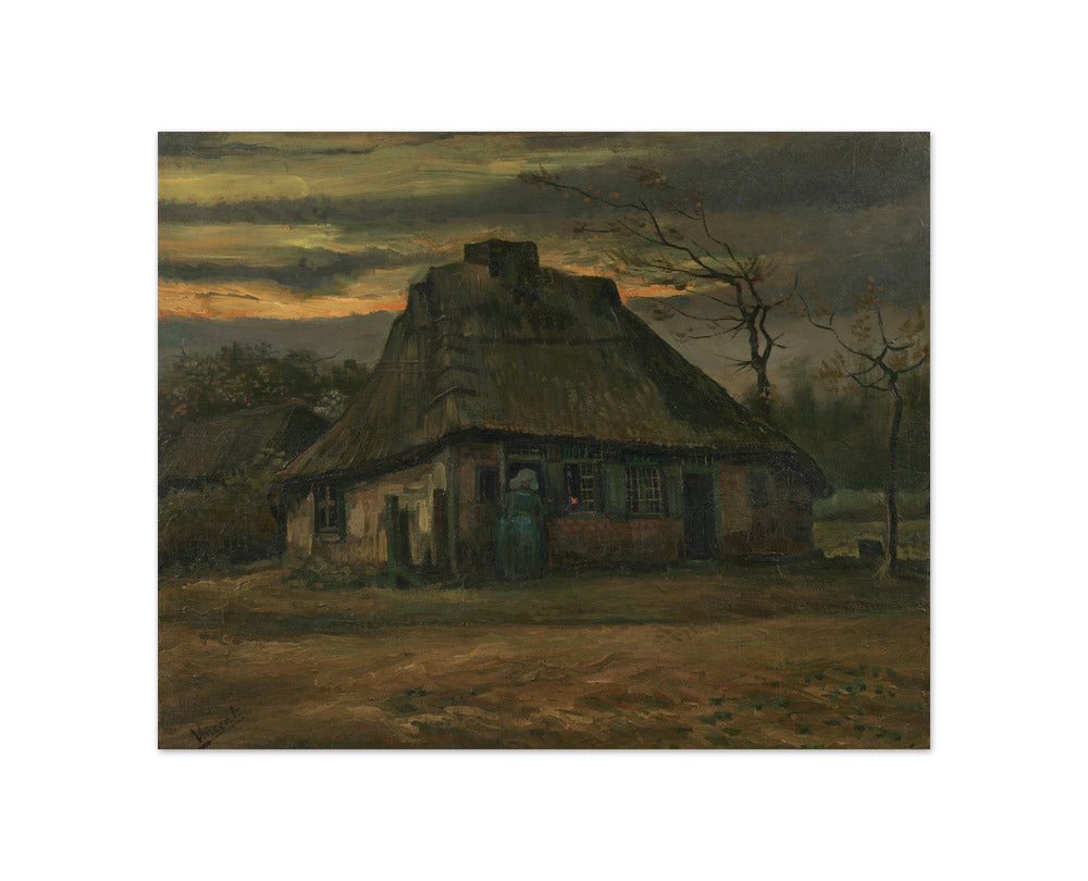 The Cottage by Vincent van Gogh - Compact / Full Bleed / No Frame