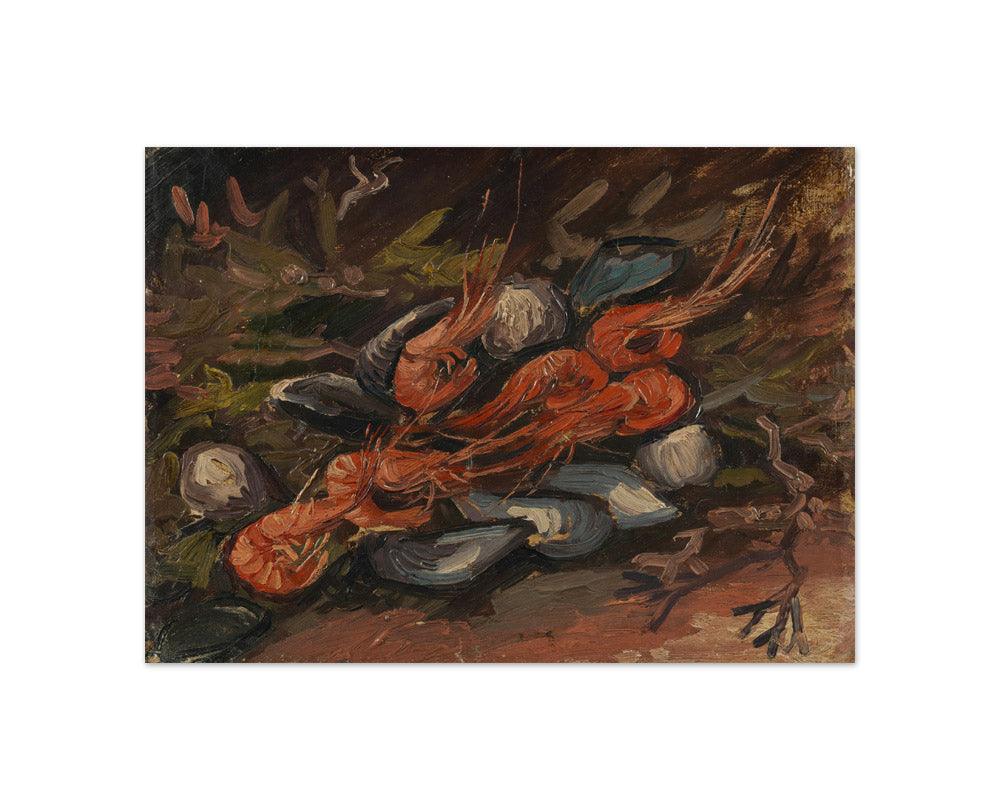 Prawns and Mussels by Vincent van Gogh - Compact / Full Bleed / No Frame