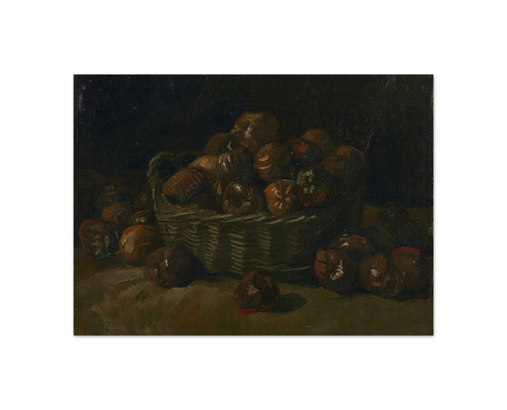 Basket of Apples by Vincent van Gogh - Compact / Full Bleed / No Frame