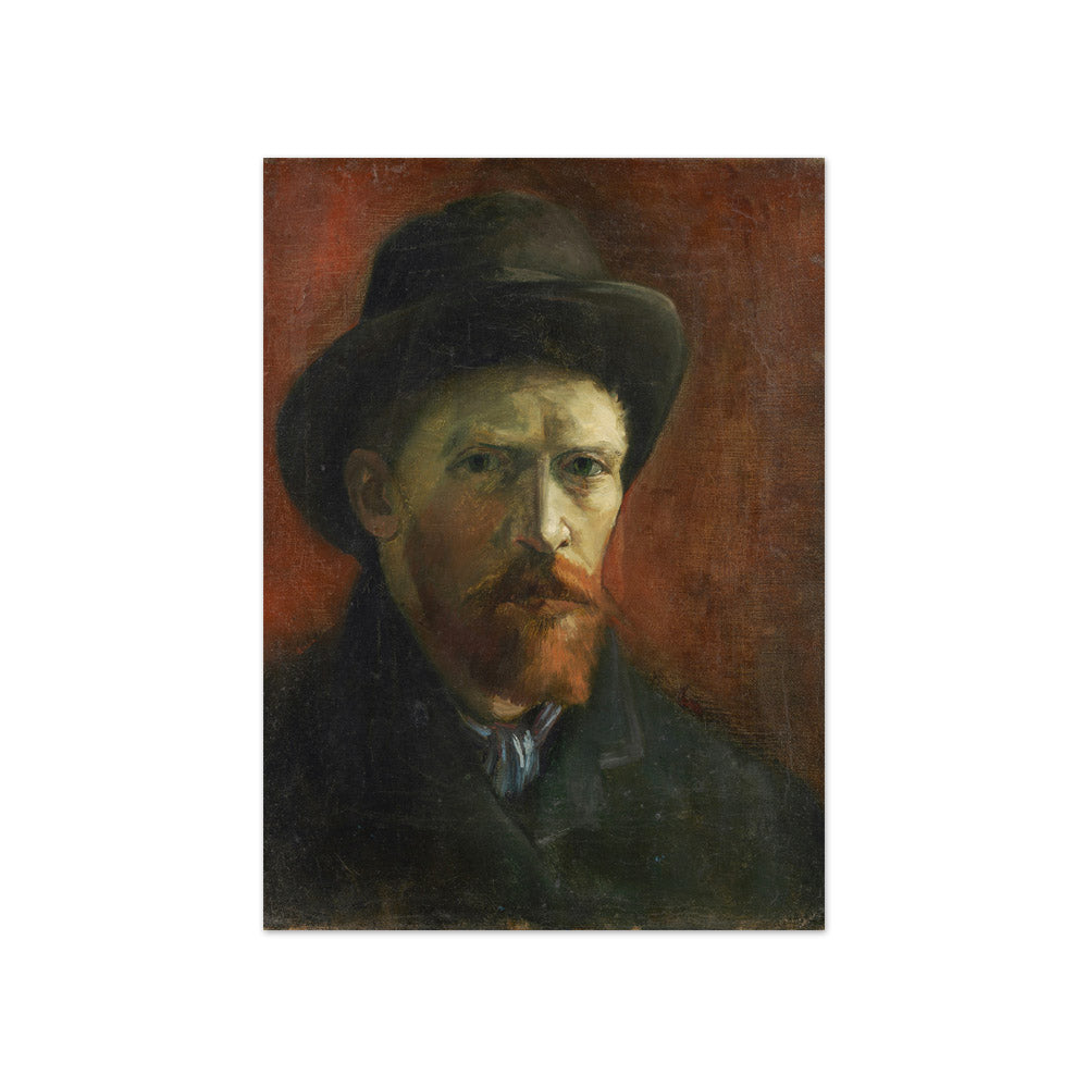 Self-Portrait with Felt Hat by Vincent van Gogh - Compact / Full Bleed / No Frame