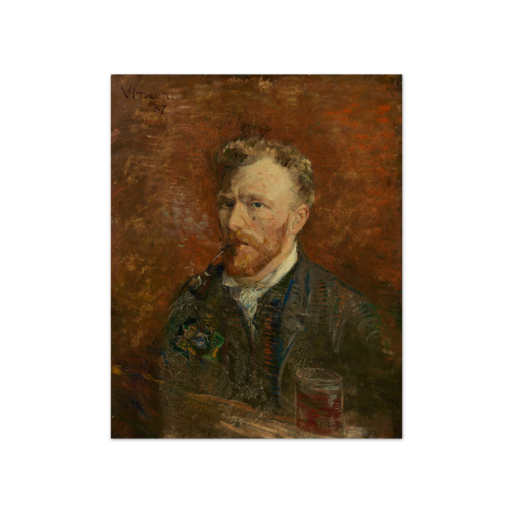 Self-Portrait with Glass by Vincent van Gogh - Compact / Full Bleed / No Frame