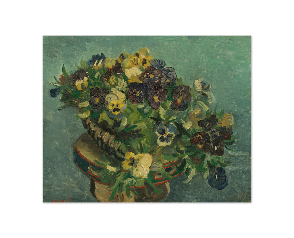 Basket of Pansies by Vincent van Gogh - Compact / Full Bleed / No Frame