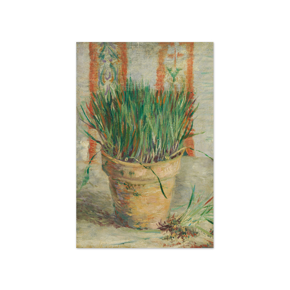 Flowerpot with Garlic Chives by Vincent van Gogh - Compact / Full Bleed / No Frame