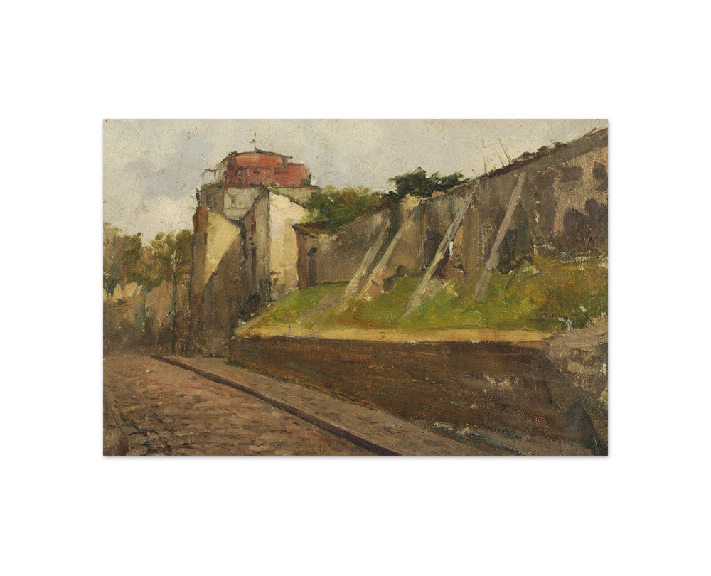 View of Rue Cortot, Montmartre by Arnold Koning - Compact / Full Bleed / No Frame