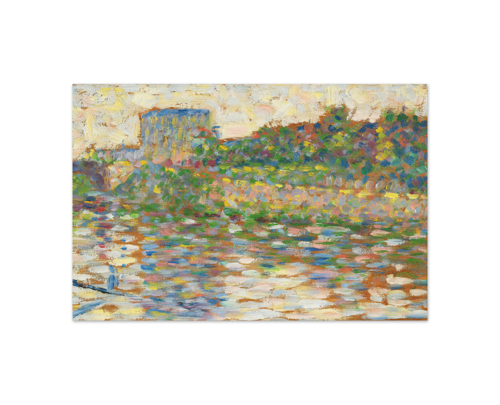 The Seine at Courbevoie by Georges Seurat - Compact / Full Bleed / No Frame