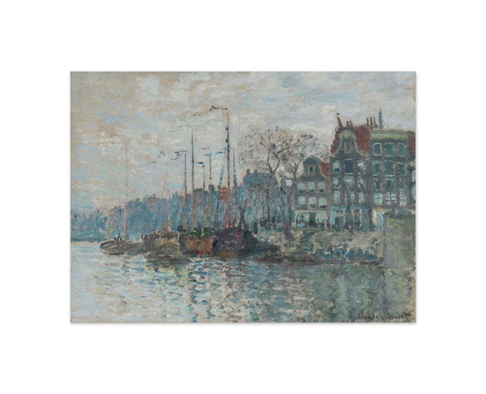 View of Amsterdam by Claude Monet - Compact / Full Bleed / No Frame