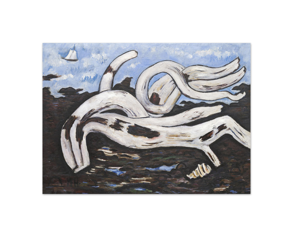 Driftwood on the Bagaduce by Marsden Hartley - Compact / Full Bleed / No Frame