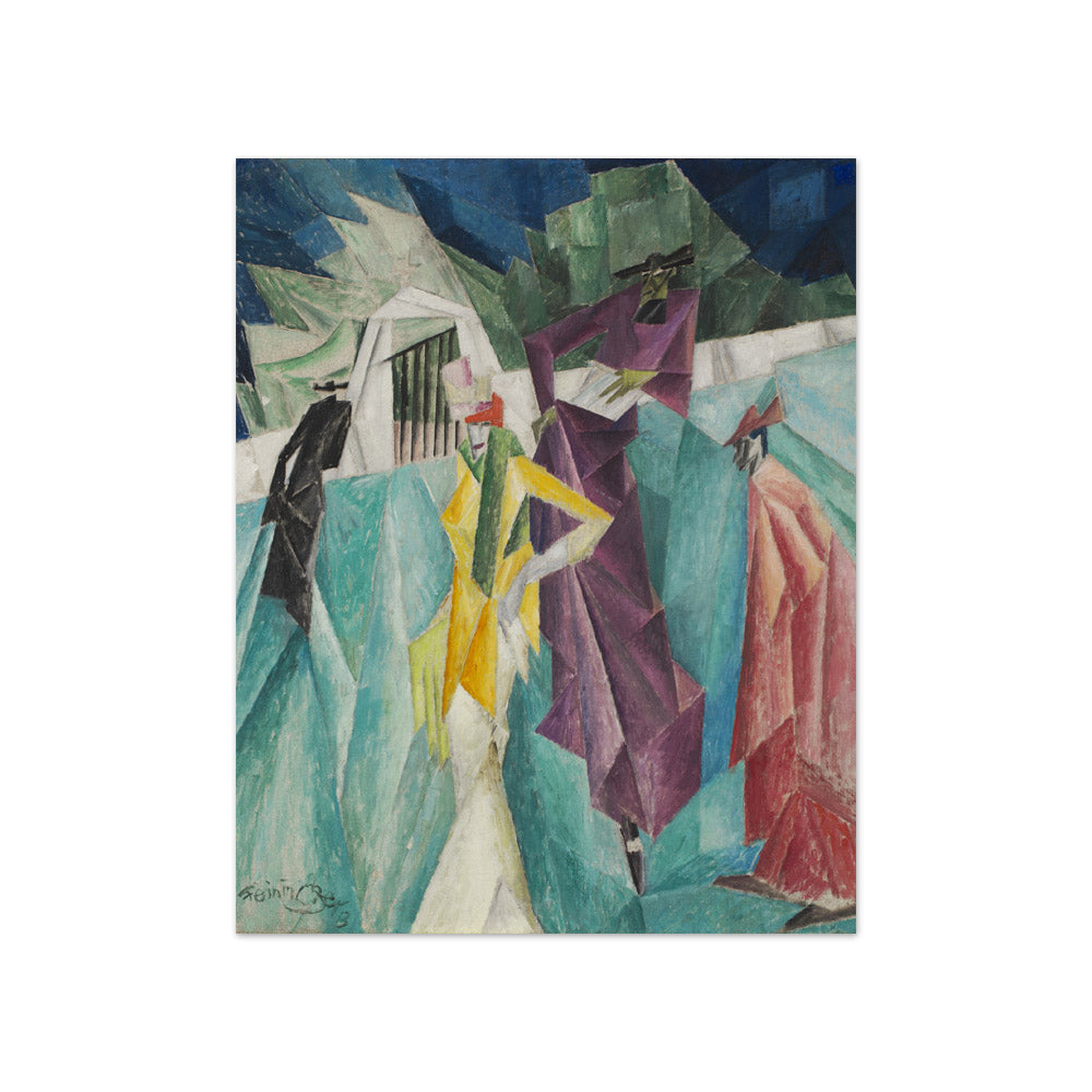 Jesuits II by Lyonel Feininger - Compact / Full Bleed / No Frame