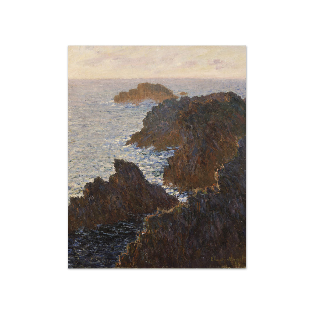 Rocks at Belle-Isle, Port-Domois by Claude Monet - Compact / Full Bleed / No Frame