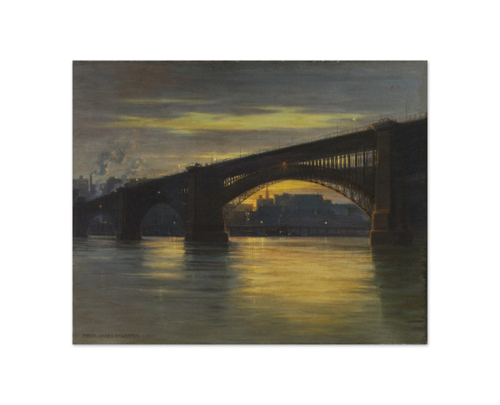 The Bridge by Frederick Oakes Sylvester - Compact / Full Bleed / No Frame