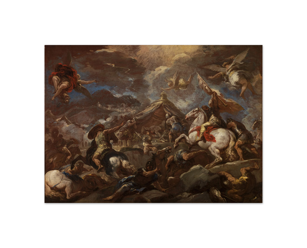 The Discovery of the Body of Holofernes by Luca Giordano - Compact / Full Bleed / No Frame