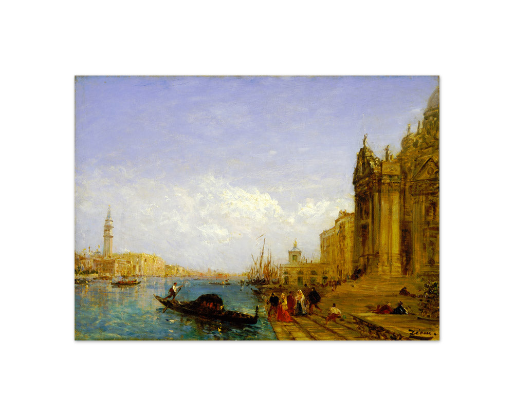 Venetian Scene by Félix Ziem - Compact / Full Bleed / No Frame