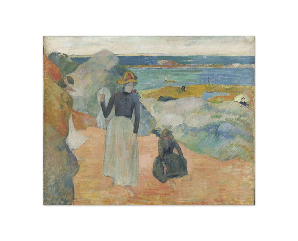 At the Beach, Bretagne by Paul Gauguin - Compact / Full Bleed / No Frame