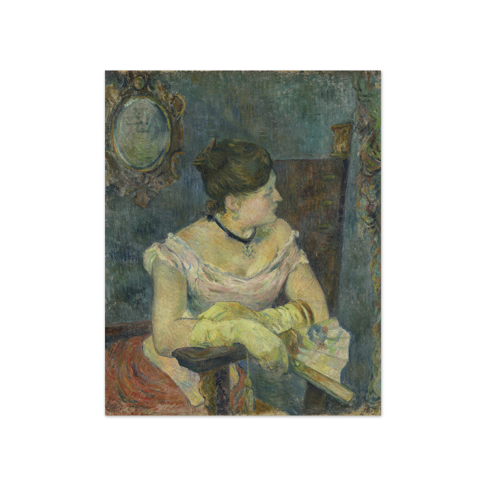 Mette Gauguin in Evening Dress by Paul Gauguin - Compact / Full Bleed / No Frame