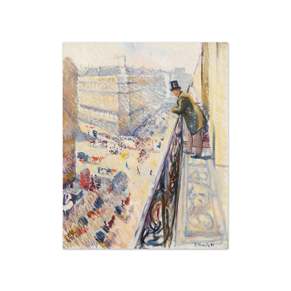 Rue Lafayette by Edvard Munch - Compact / Full Bleed / No Frame