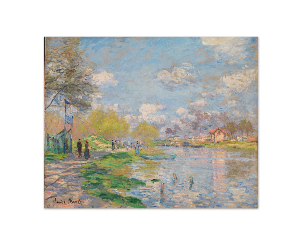 Springtime on the Ile de La Grande Jatte by Claude Monet - Compact / Full Bleed / No Frame