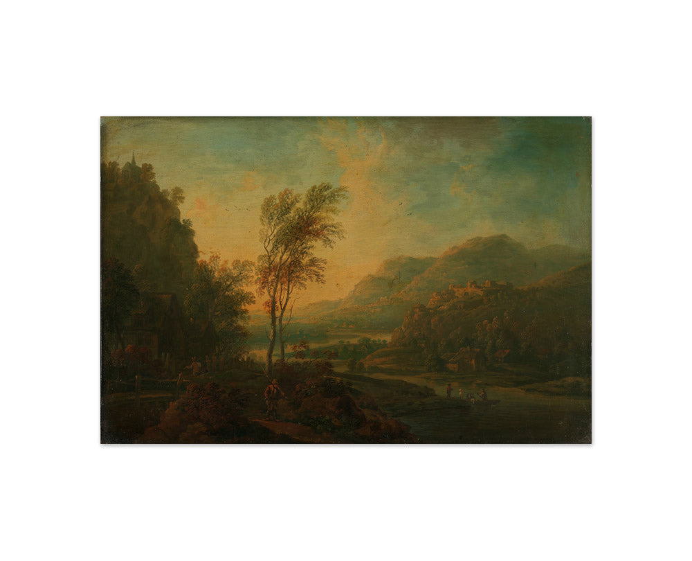 Landscape from the Rhine region by Christian Georg Schütz - Compact / Full Bleed / No Frame