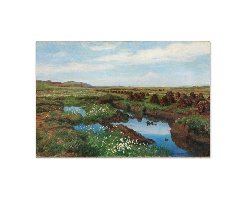 Peat Bog at Jæren by Kitty Kielland - Compact / Full Bleed / No Frame