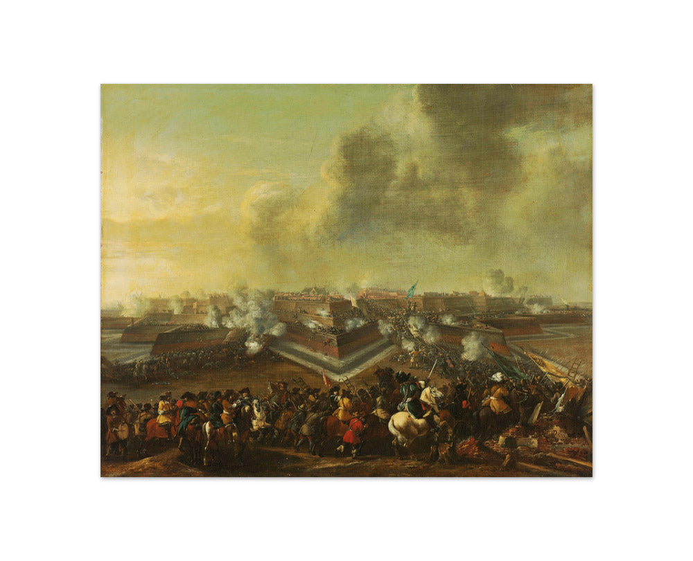 Assault on the Town of Coevorden, 30 December 1672 by Pieter Wouwerman - Compact / Full Bleed / No Frame