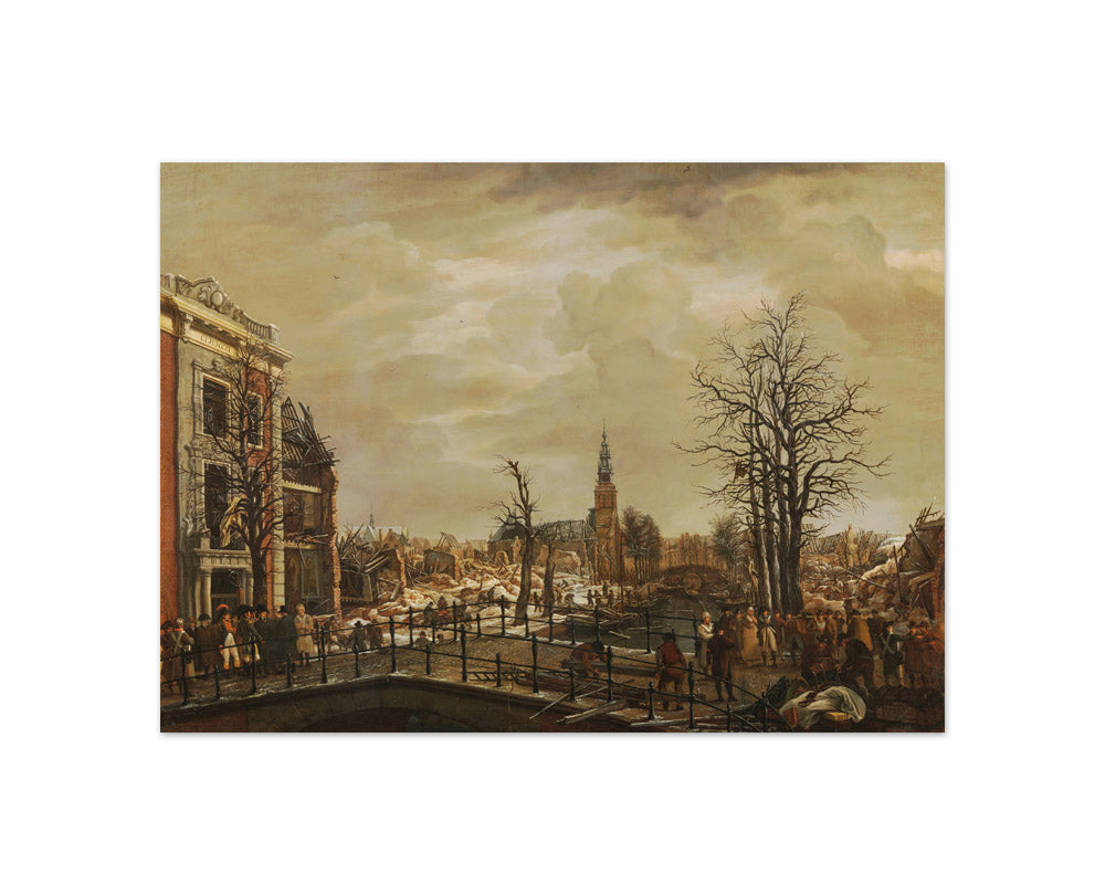 The Rapenburg in Leiden by Carel Lodewijk Hansen - Compact / Full Bleed / No Frame