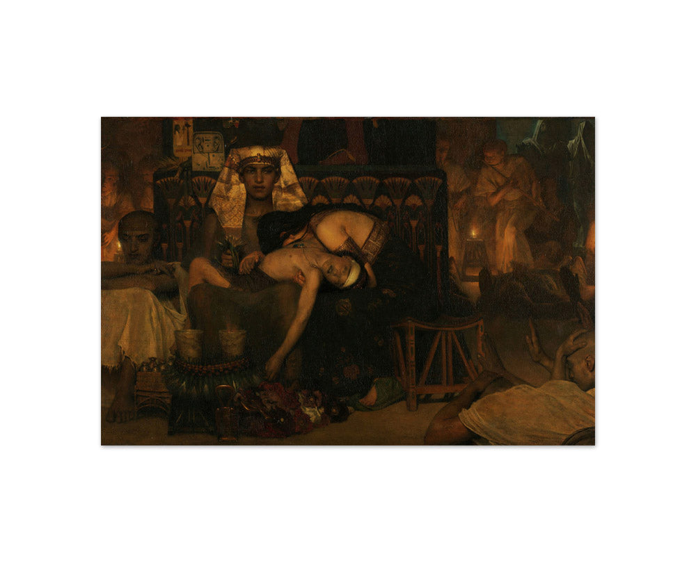 The Death of the Pharaoh’s Firstborn Son by Lourens Alma Tadema - Compact / Full Bleed / No Frame