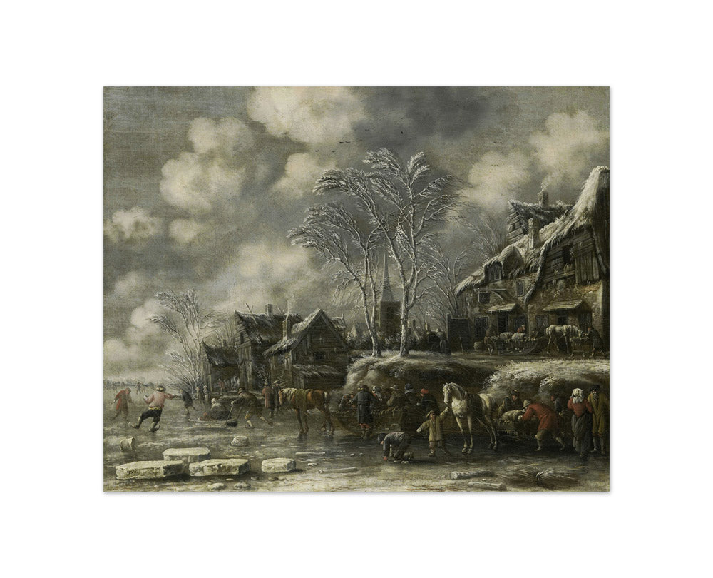 Winter Scene by Thomas Heeremans - Compact / Full Bleed / No Frame