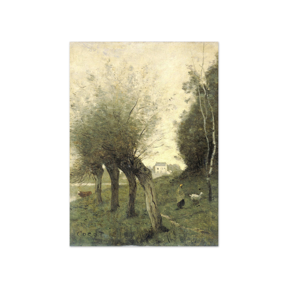 Landscape with Pollard Willows by Camille Corot - Compact / Full Bleed / No Frame