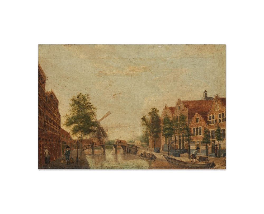 The Brouwersgracht in Amsterdam by unknown - Compact / Full Bleed / No Frame