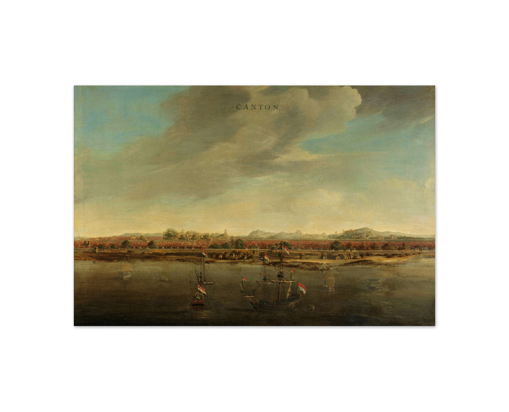 Trading posts of the Dutch East India Company (VOC) by Johannes Vinckboons - Compact / Full Bleed / No Frame
