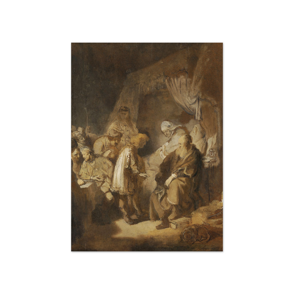 Joseph Telling his Dreams by Rembrandt van Rijn - Compact / Full Bleed / No Frame