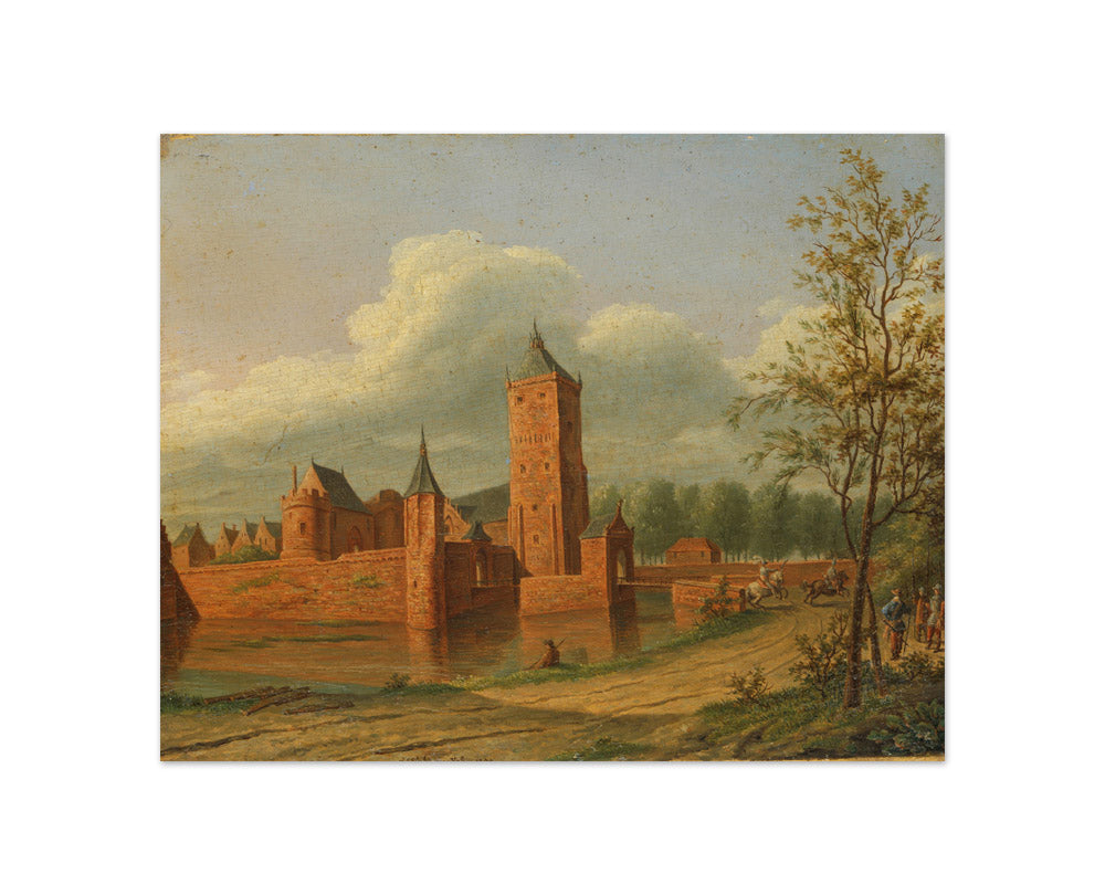 Batestein Castle near Vianen by Jan Jacob Teyler van Hall - Compact / Full Bleed / No Frame