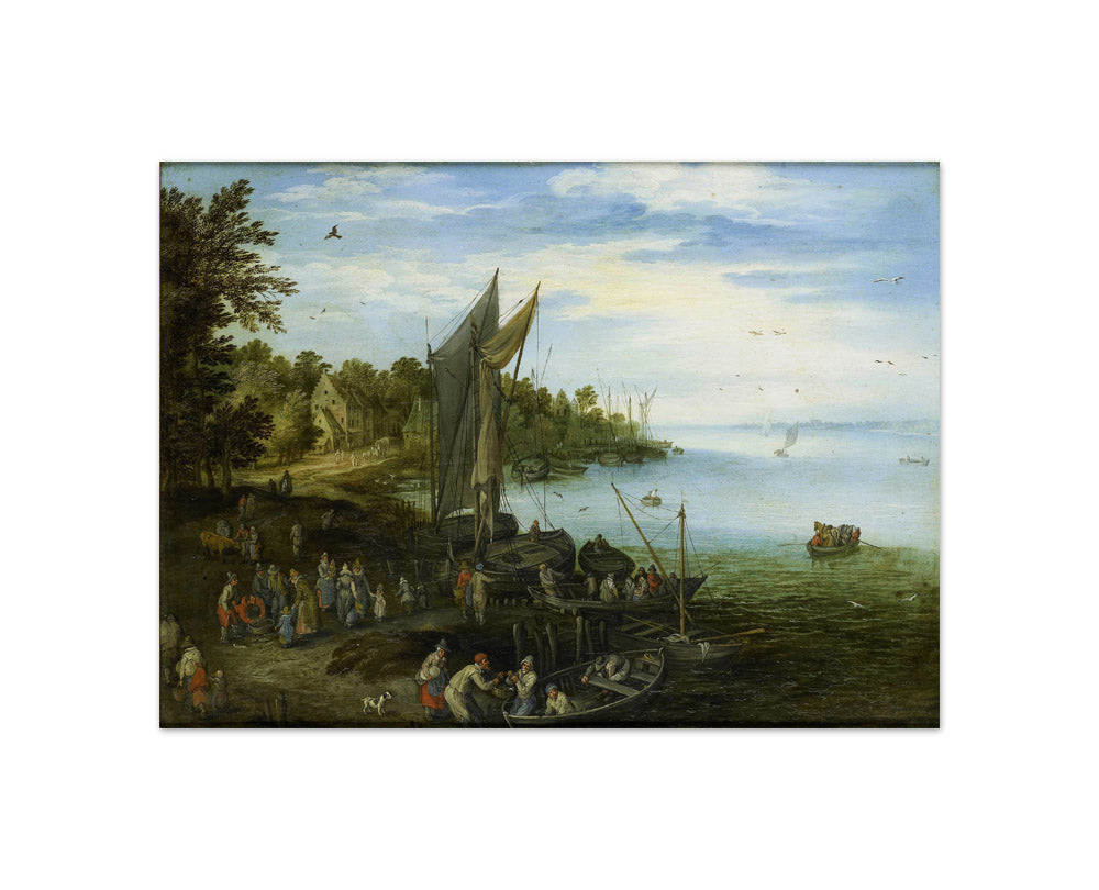 River Bank by Jan Brueghel the Elder - Compact / Full Bleed / No Frame