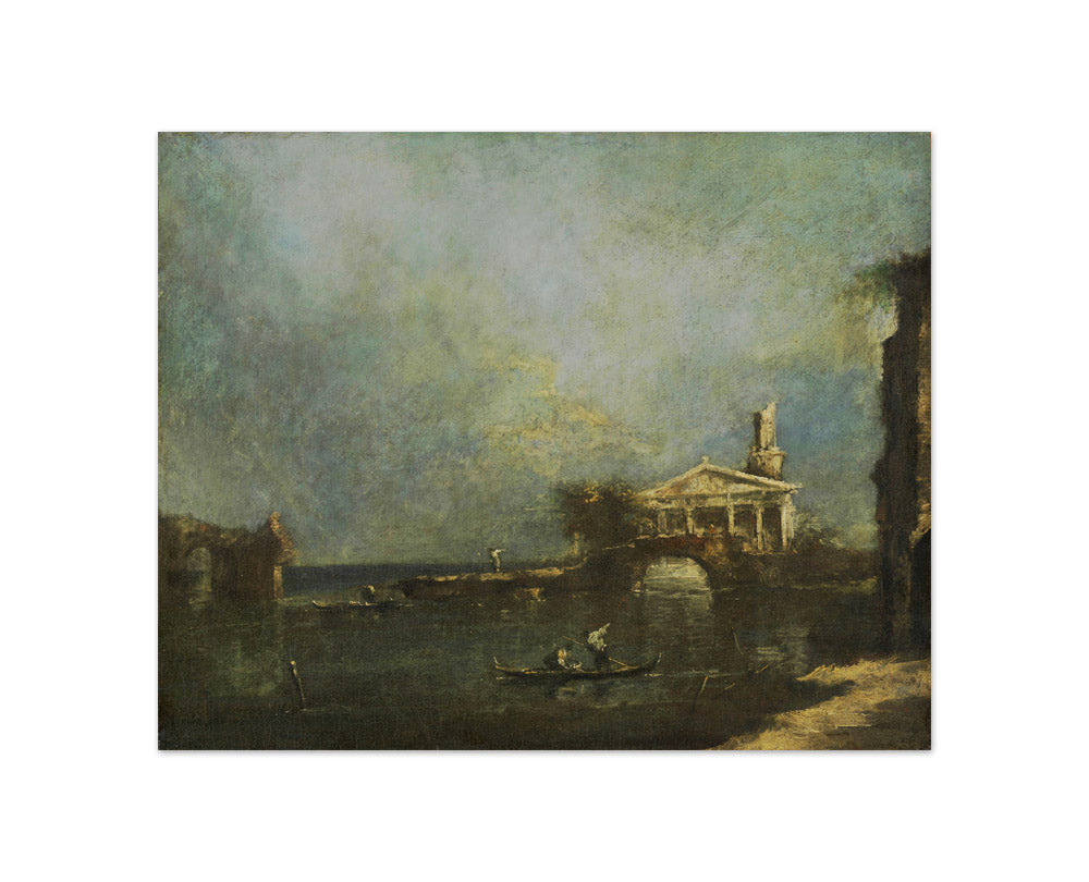 Lagoon near Venice by Francesco Guardi - Compact / Full Bleed / No Frame