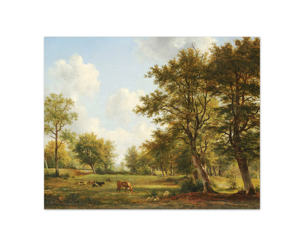 Landscape near Hilversum by Georgius Jacobus Johannes van Os - Compact / Full Bleed / No Frame