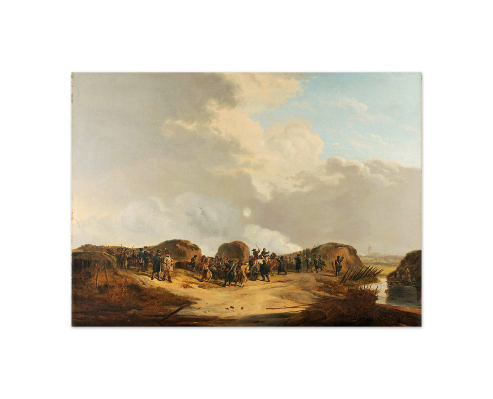 The Demilune constructed at the Siege of Naarden, April 1814 by Pieter Gerardus van Os - Compact / Full Bleed / No Frame