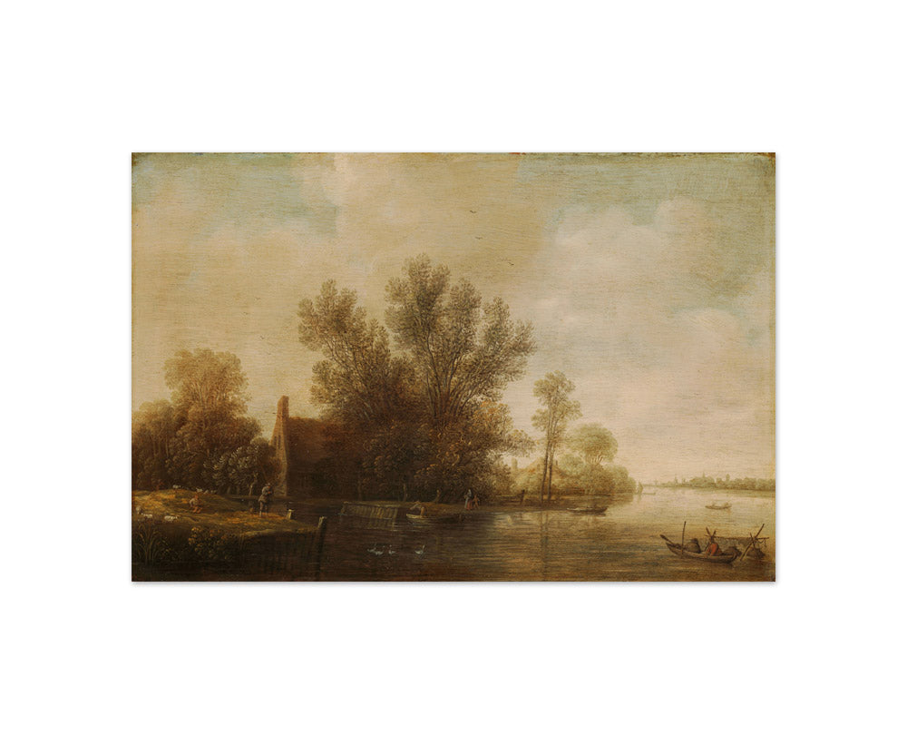 River Landscape by Pieter Jansz. van Asch - Compact / Full Bleed / No Frame