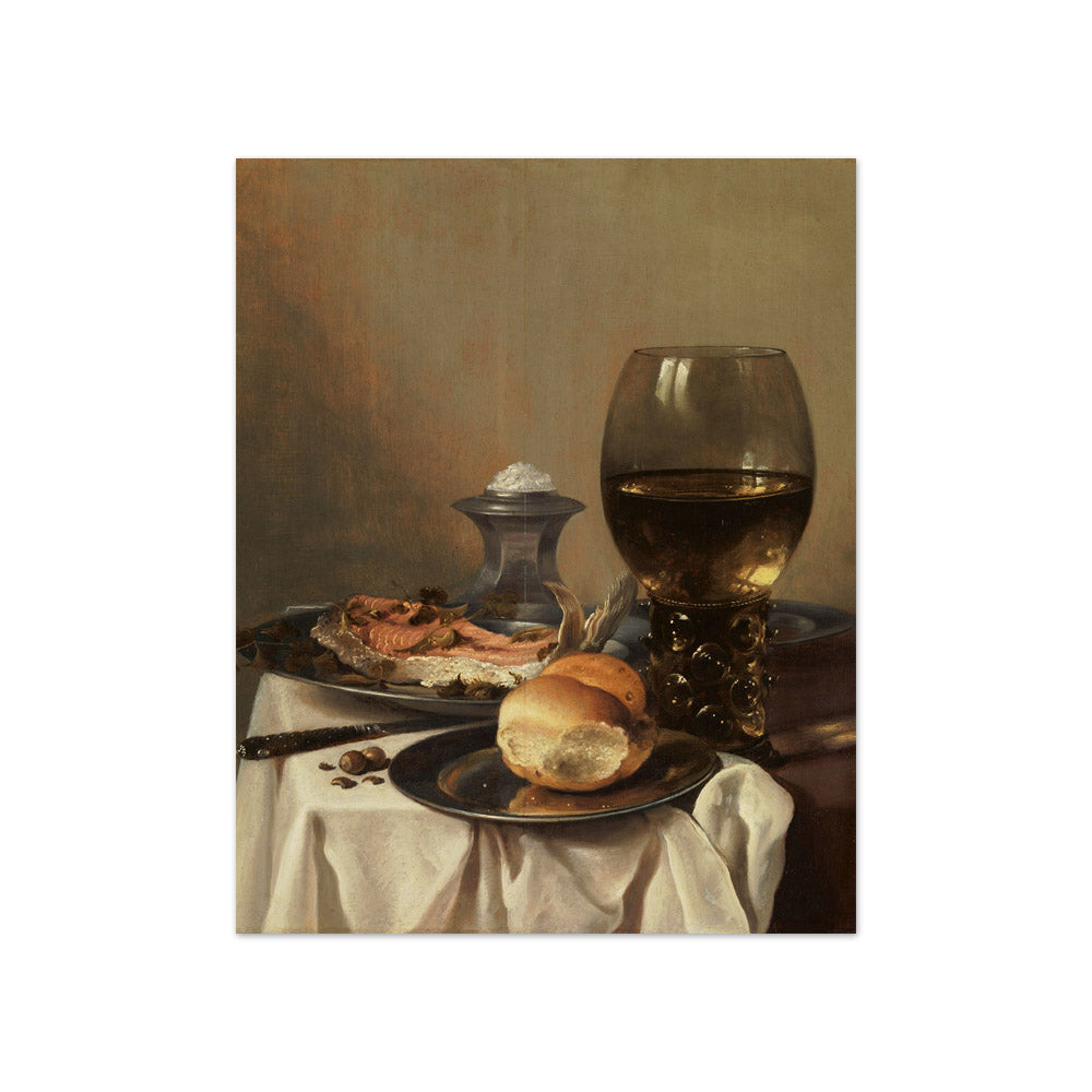 Still Life with a Salt by Pieter Claesz - Compact / Full Bleed / No Frame