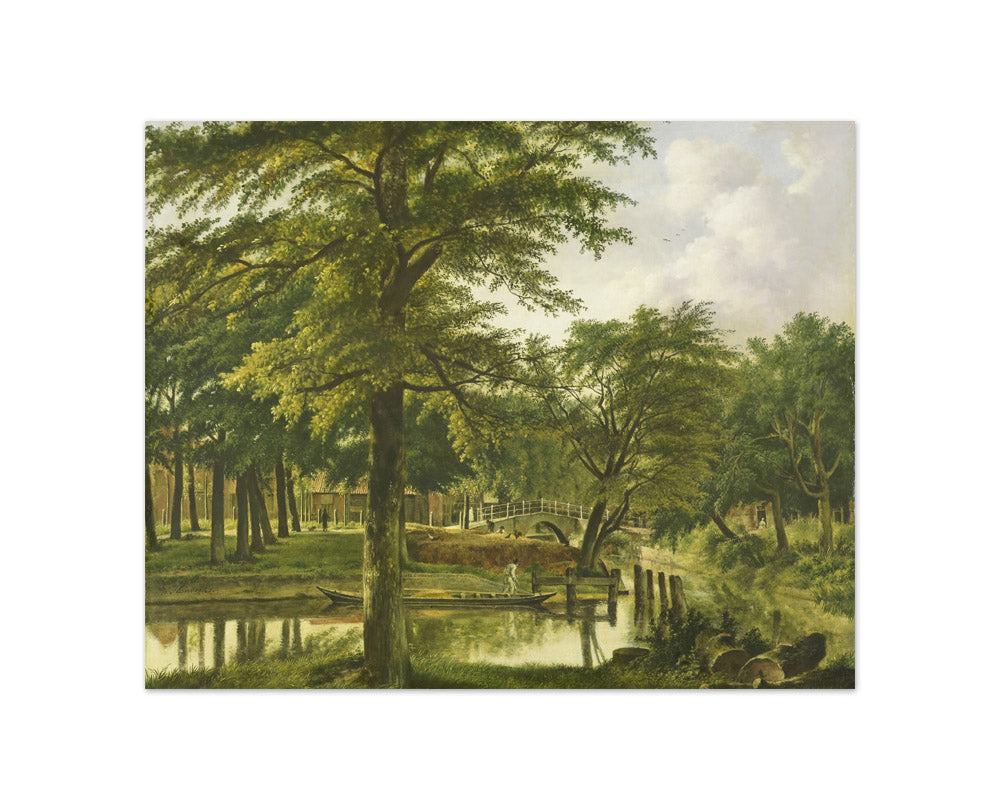 View of the Nieuwe Gracht near the Bolwerk, Haarlem by Wybrand Hendriks - Compact / Full Bleed / No Frame