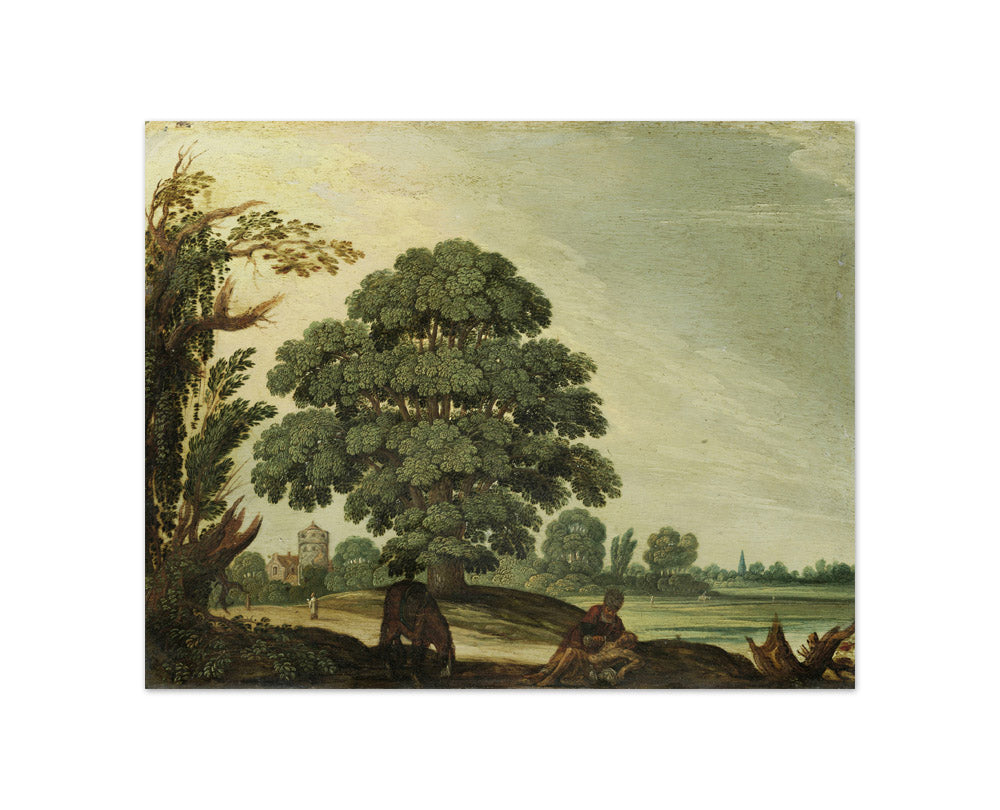 Landscape with the Good Samaritan by Adam Elsheimer - Compact / Full Bleed / No Frame