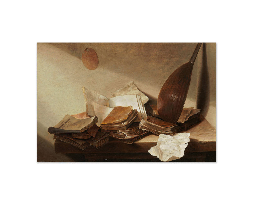 Still Life with Books by Jan Davidsz. de Heem - Compact / Full Bleed / No Frame