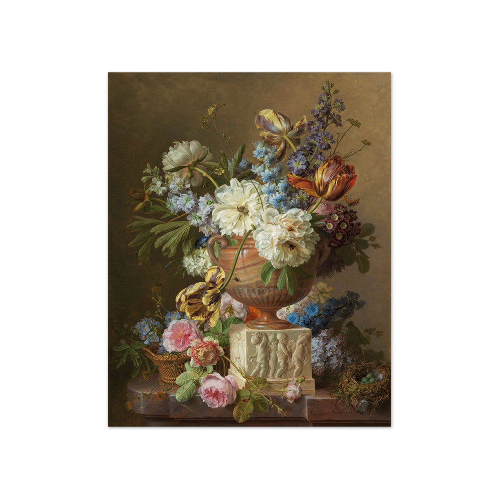 Flower Still-life with an Alabaster Vase by Gerard van Spaendonck - Compact / Full Bleed / No Frame