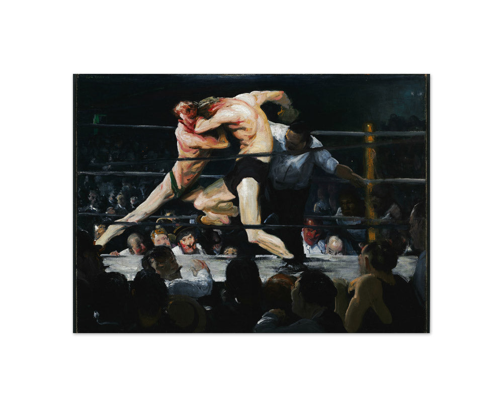 Stag at Sharkey's by George Bellows - Compact / Full Bleed / No Frame