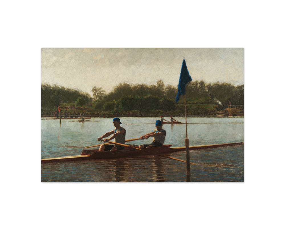 The Biglin Brothers Turning the Stake by Thomas Eakins - Compact / Full Bleed / No Frame