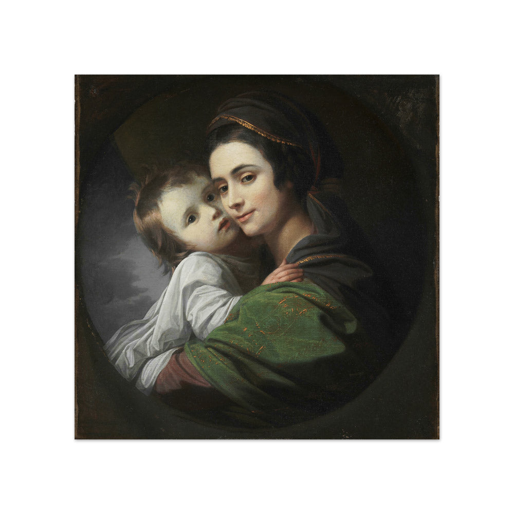 Elizabeth Shewell West and Her Son, Raphael by Benjamin West - Compact / Full Bleed / No Frame