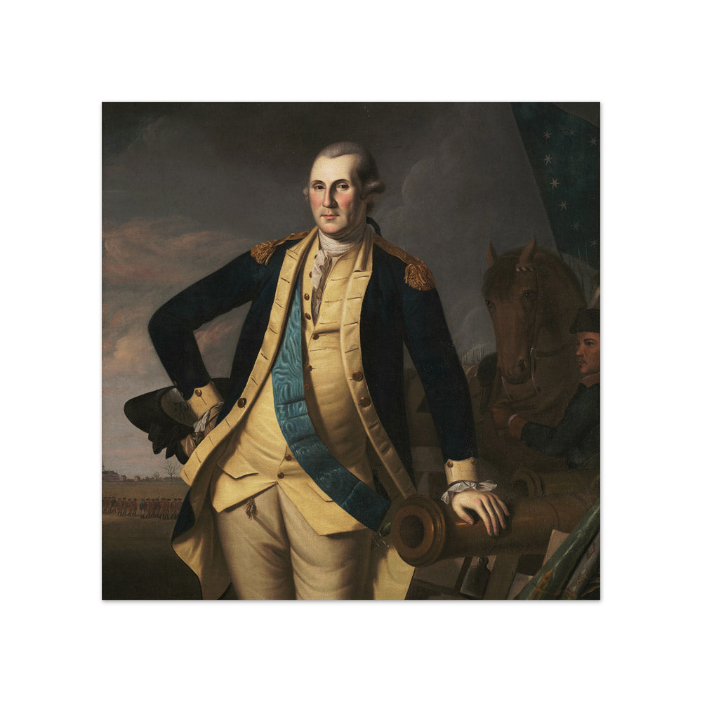 George Washington at Princeton by Charles Willson Peale - Compact / Full Bleed / No Frame